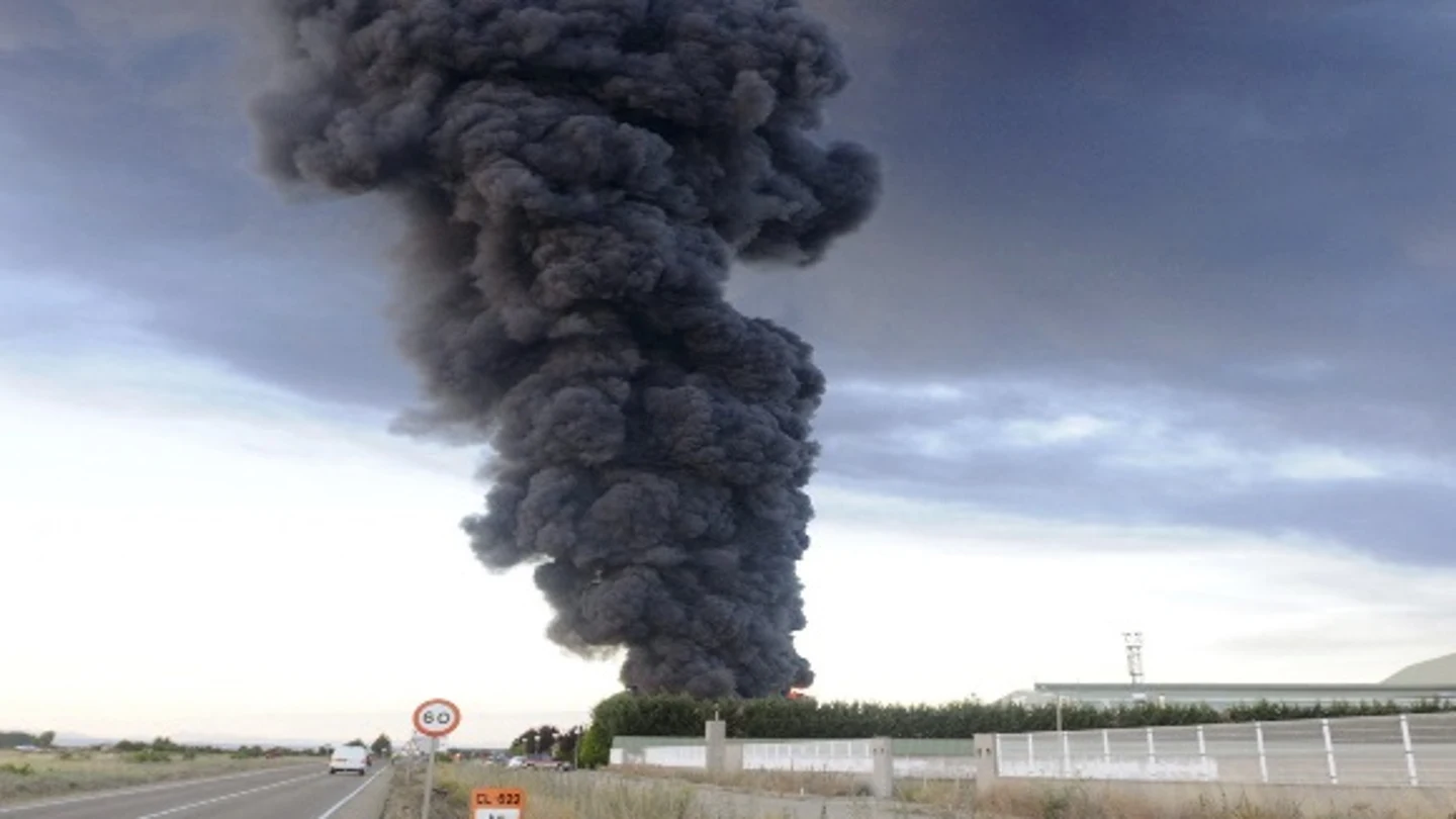 Incendio en Ardoncino, León Incendio en Ardoncino, León