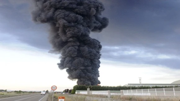 Incendio en Ardoncino, León