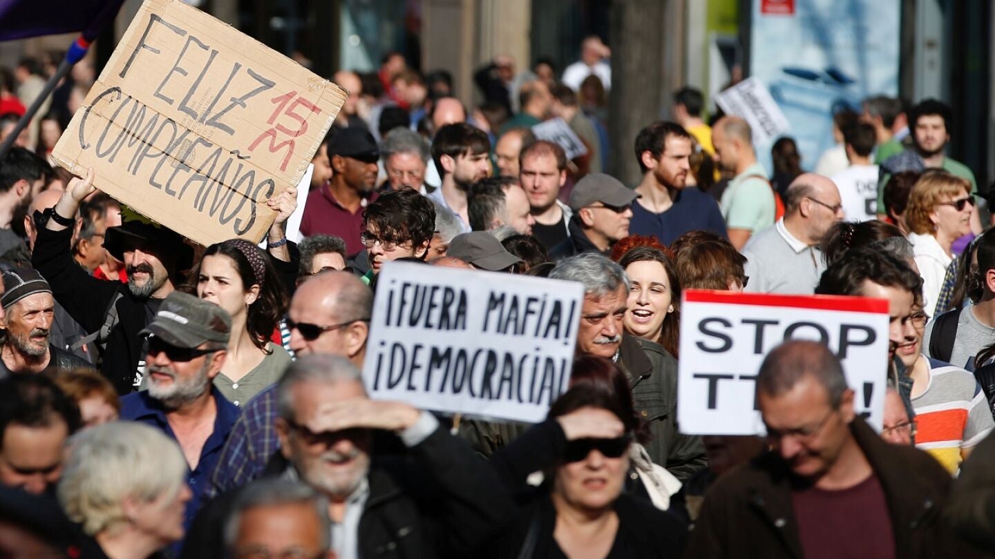 Los indignados vuelve a Sol en el aniversario del 15M