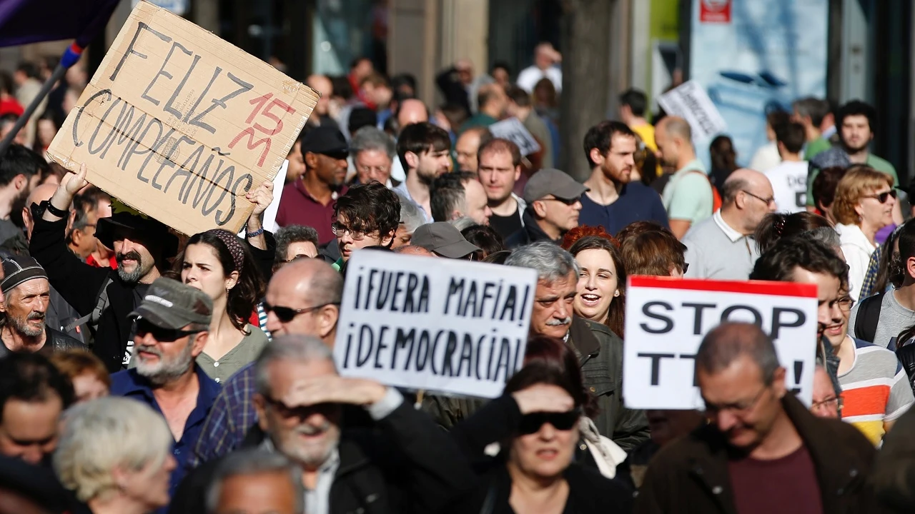 Los indignados vuelve a Sol en el aniversario del 15M