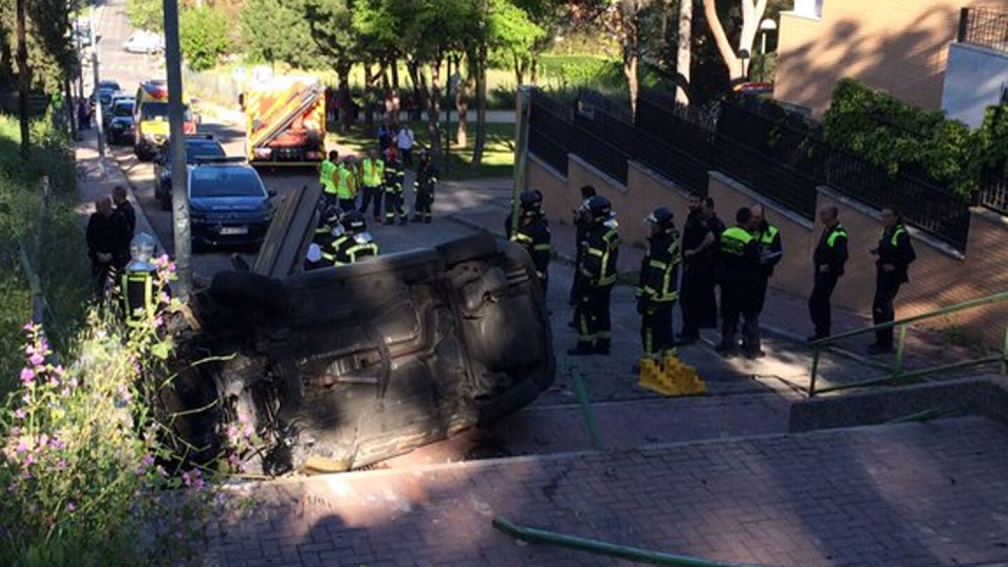 Imagen del veh&iacute;culo accidentado