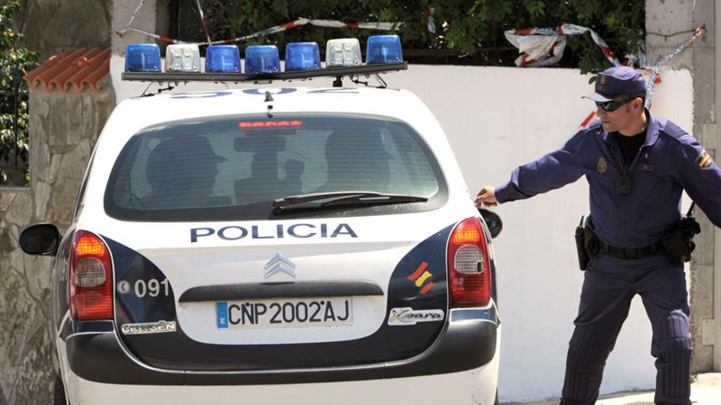 Un coche de la Polic&iacute;a Nacional