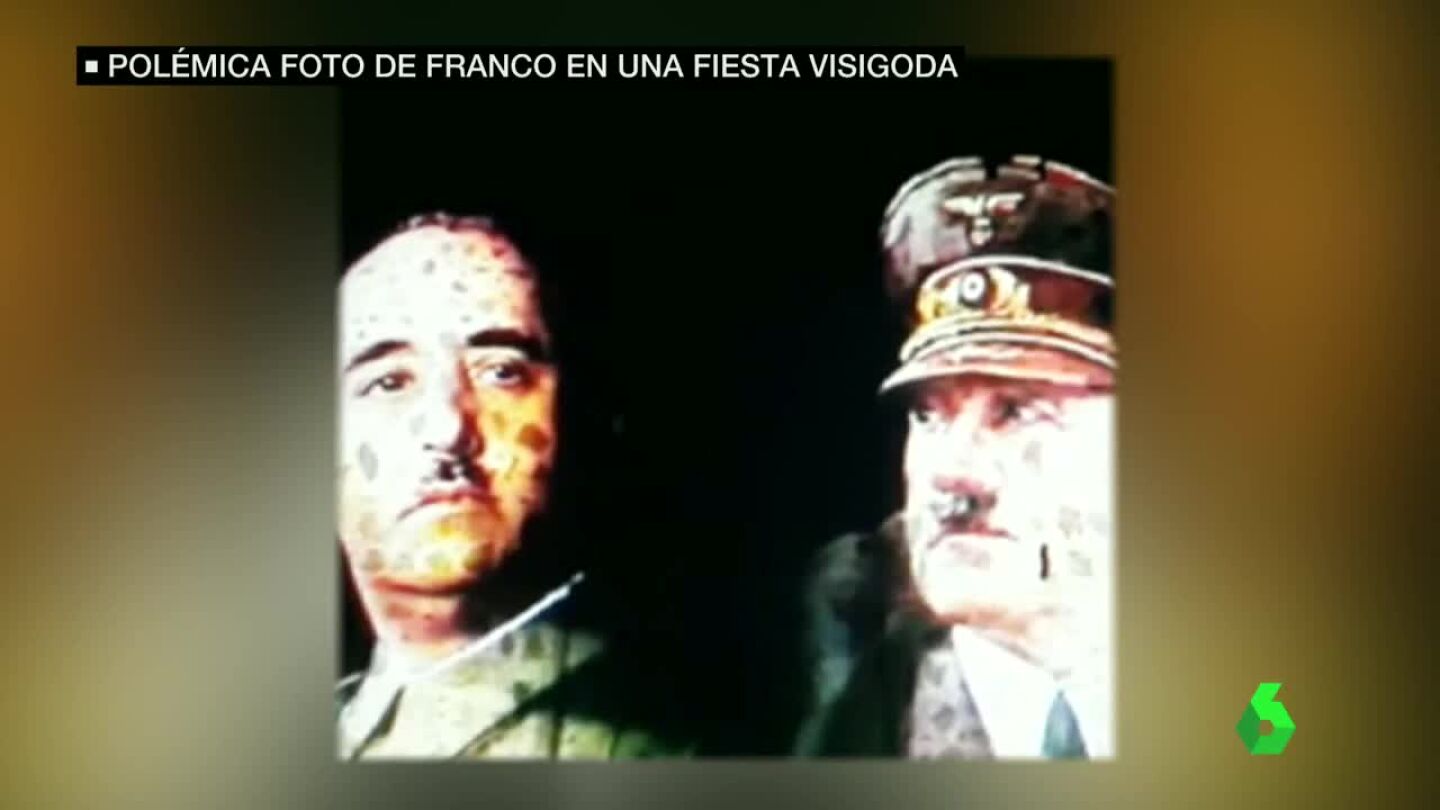 Proyecci&oacute;n de Franco y Hitler