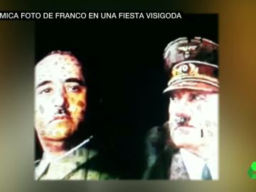 Proyección de Franco y Hitler Proyección de Franco y Hitler