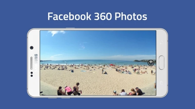 Facebook 360 photos Mostrará así tus fotos panorámicas.