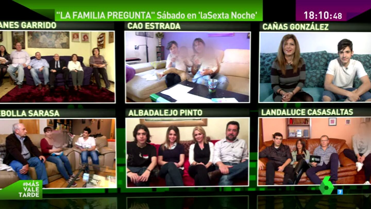 Frame 119.984126 de: Parados, homosexuales, jubilados&hellip; estas son las seis familias que representar&aacute;n a la sociedad espa&ntilde;ola