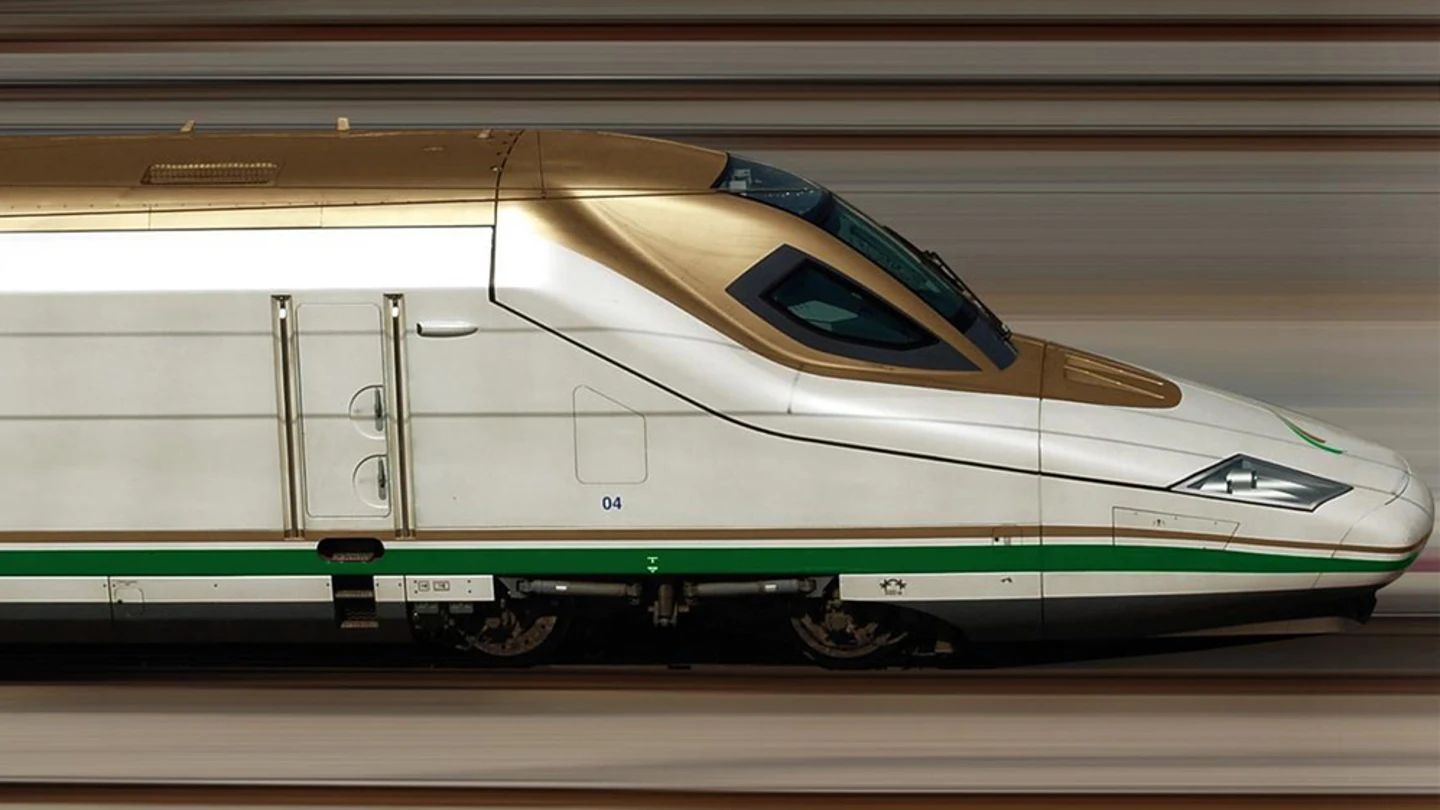 Imagen de un tren de alta velocidad Imagen de un tren de alta velocidad