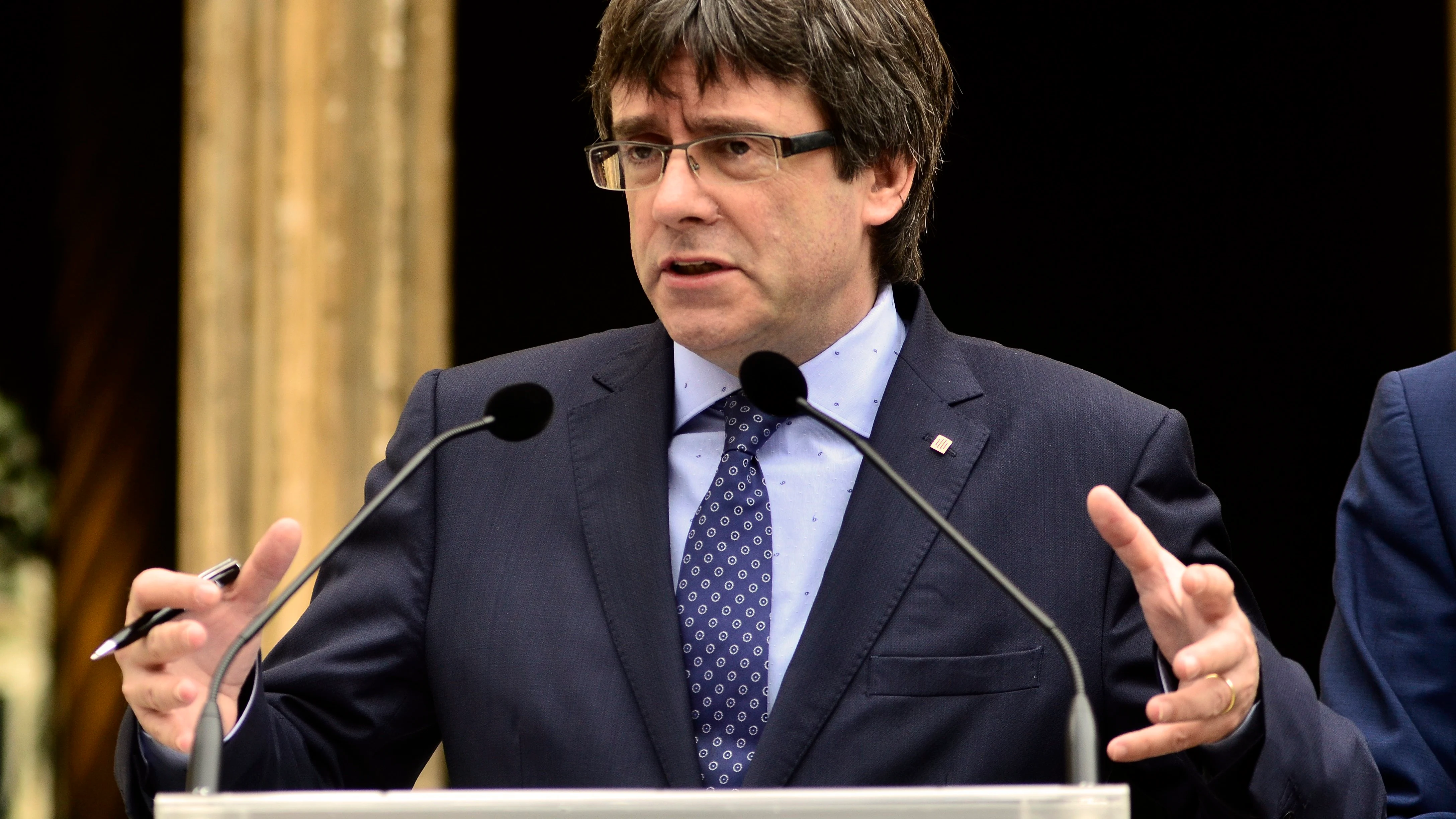 El presidente de la Generalitat de Catalunya, Carles Puigdemont