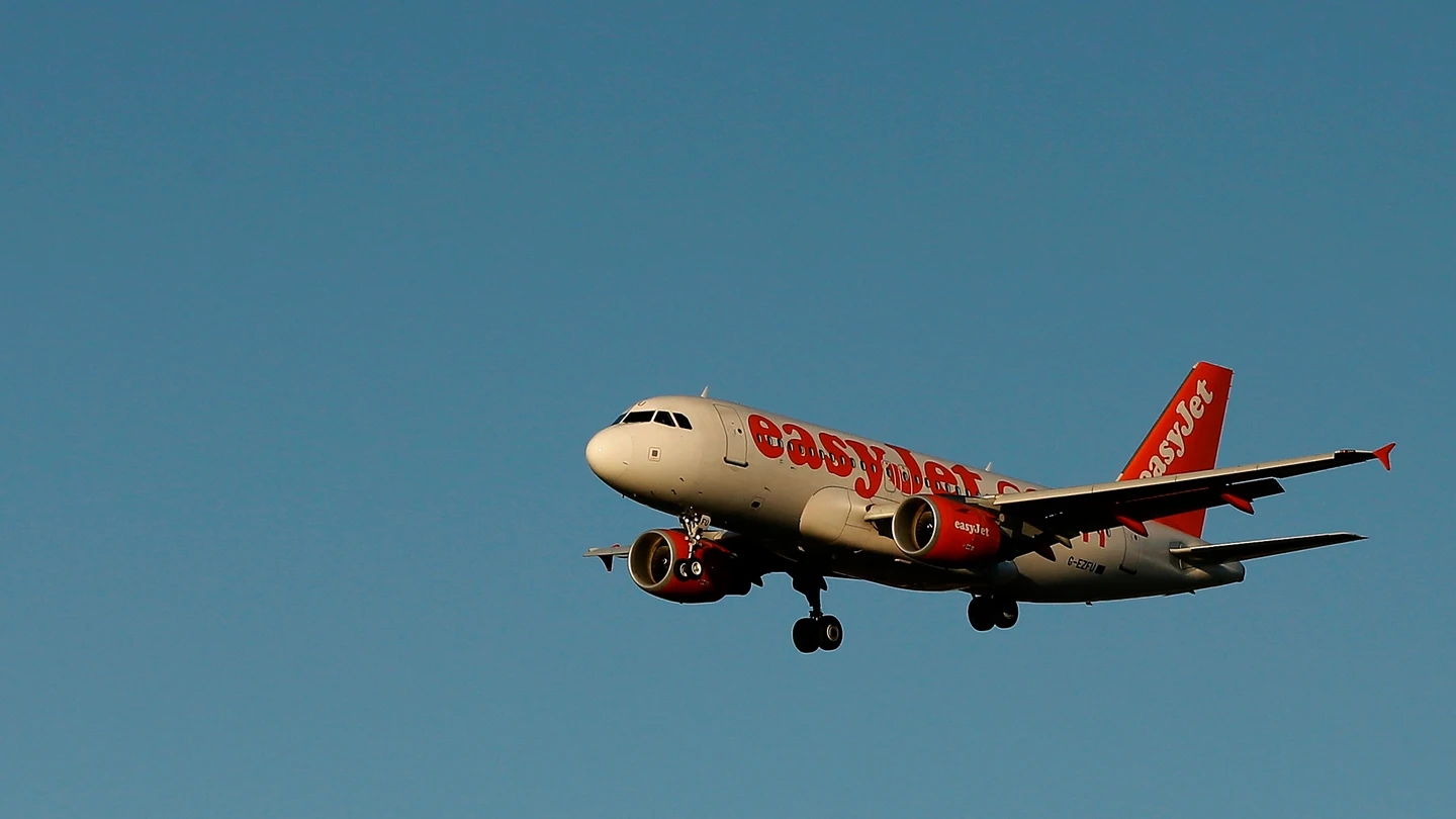 Un avión de la compañía EasyJet Un avión de la compañía EasyJet