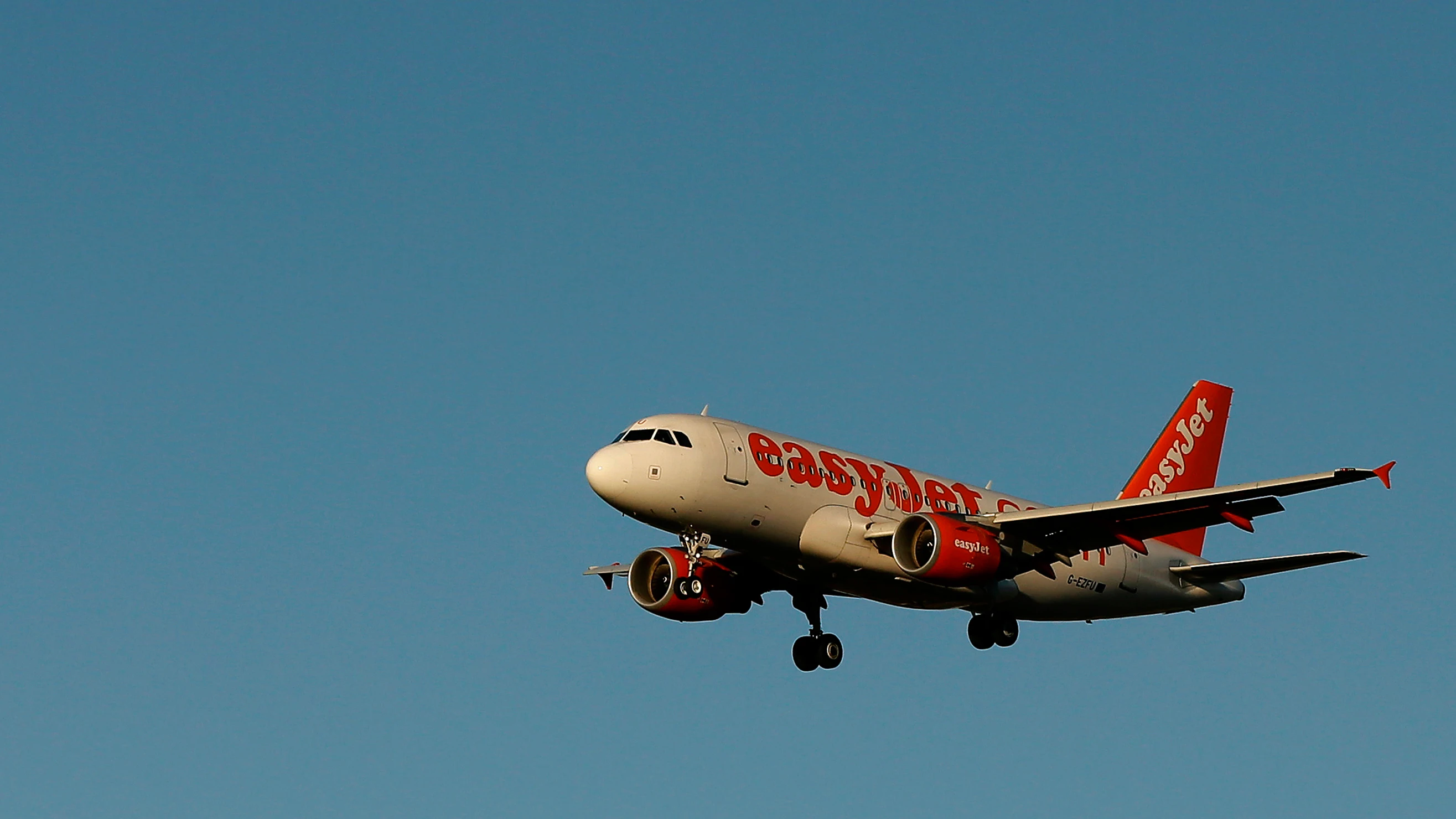 Un avión de la compañía EasyJet Un avión de la compañía EasyJet
