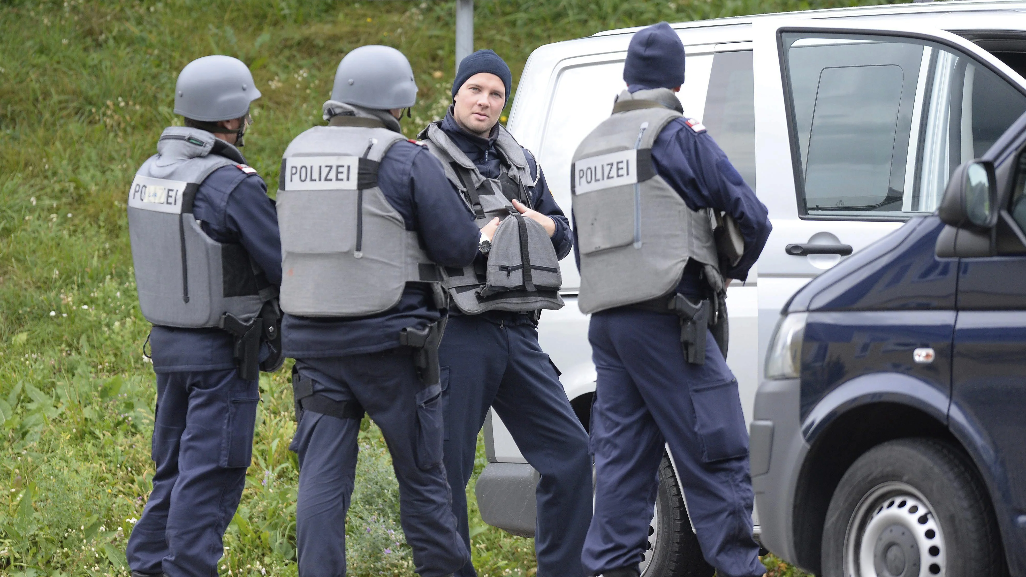 Imagen de archivo de Policías en Austria