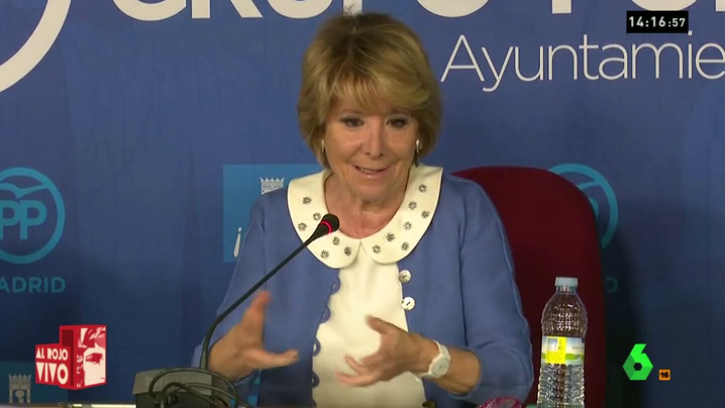 Frame 12.745649 de: Aguirre niega que vaya a dimitir por la 'trama P&uacute;nica': "&iquest;Qu&eacute; iba a preguntar laSexta en las ruedas de prensa?"