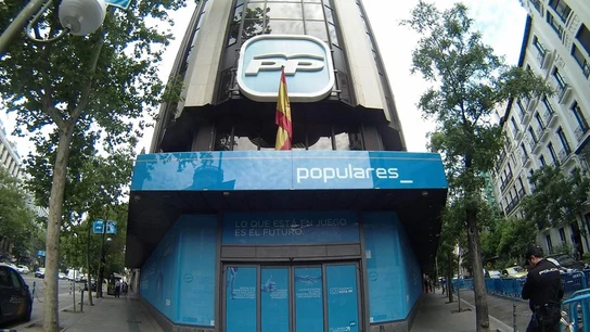 Imagen de archivo de la sede del PP Imagen de archivo de la sede del PP