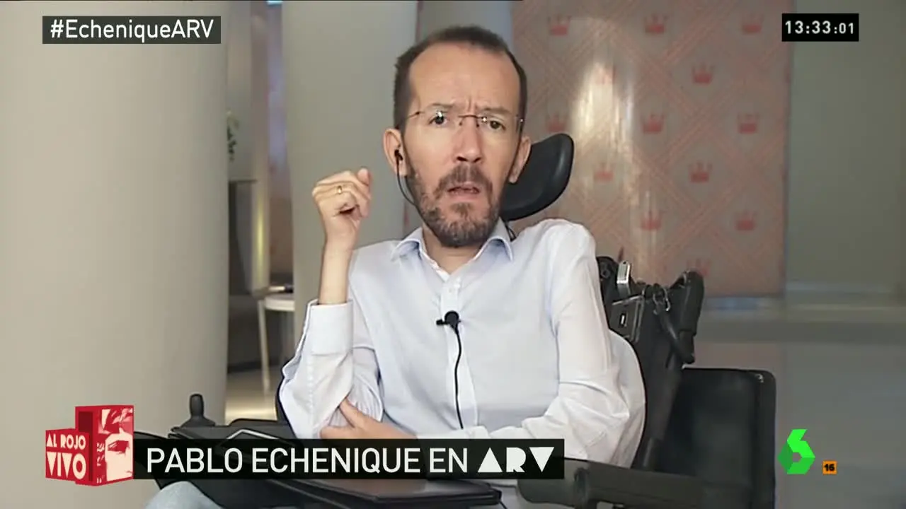 Pablo Echenique, en ARV