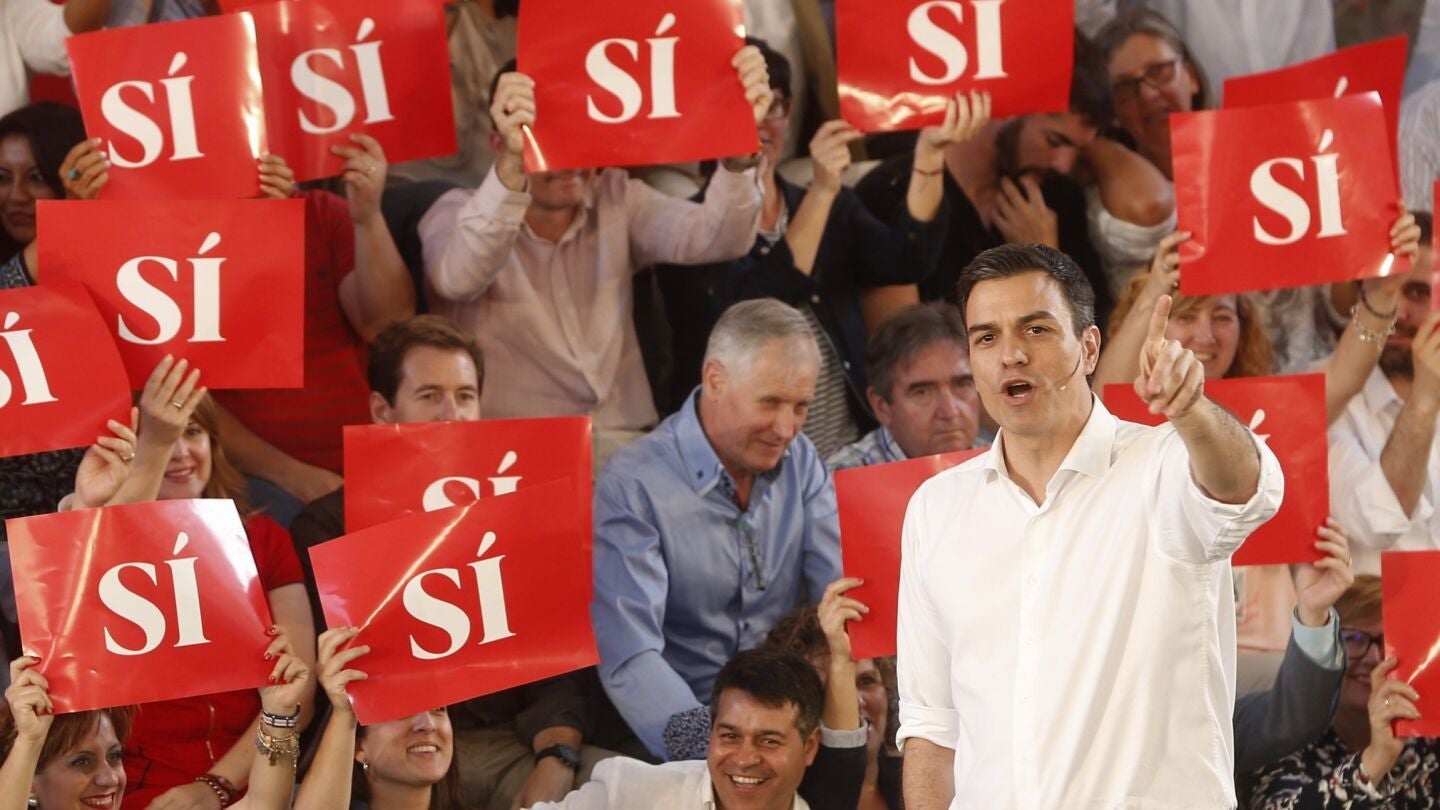 Pedro S&aacute;nchez, l&iacute;der del PSOE
