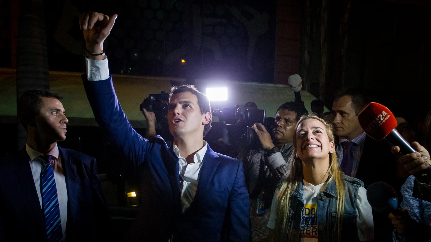 Albert Rivera, líder de Ciudadanos, en Venezuela Albert Rivera, líder de Ciudadanos, en Venezuela