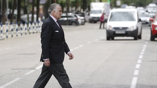 Luis Bárcenas llegando a los juzgados Luis Bárcenas