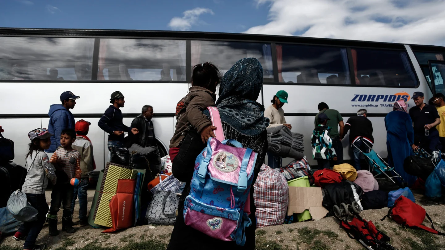Desalojo del campamento de Idomeni Desalojo del campamento de Idomeni