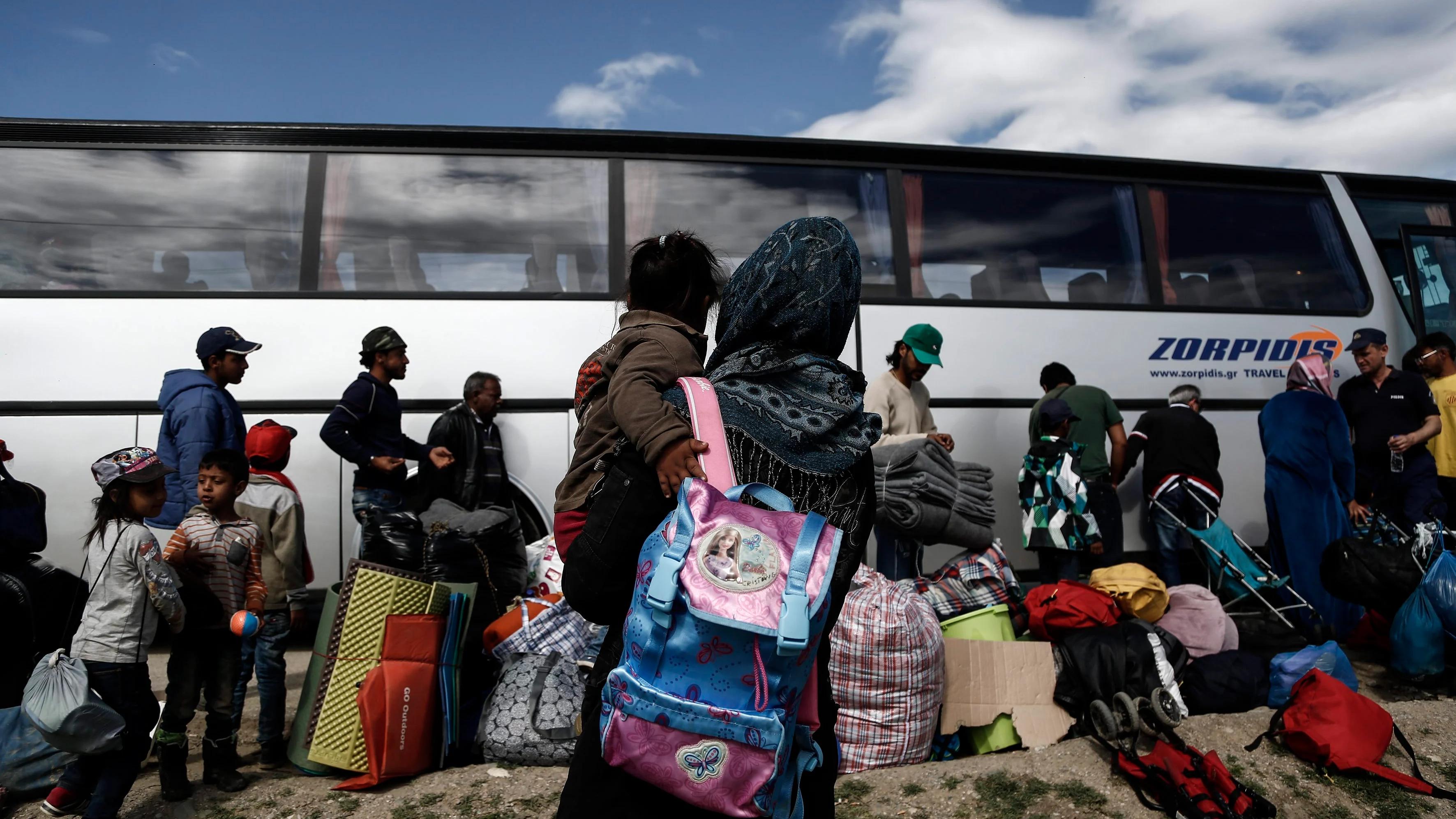 Desalojo del campamento de Idomeni