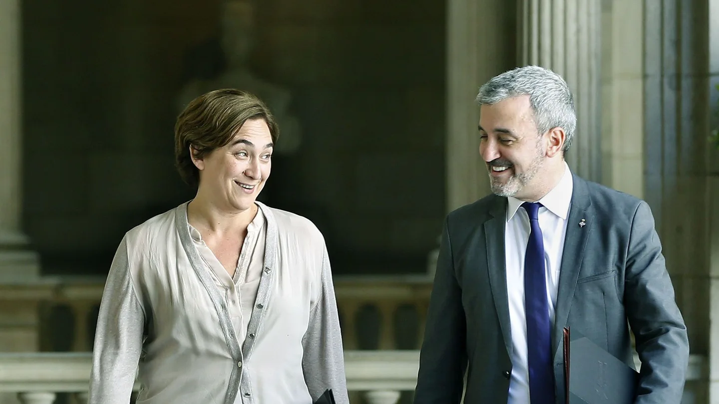Ada Colau y Jaume Collboni Ada Colau y Jaume Collboni