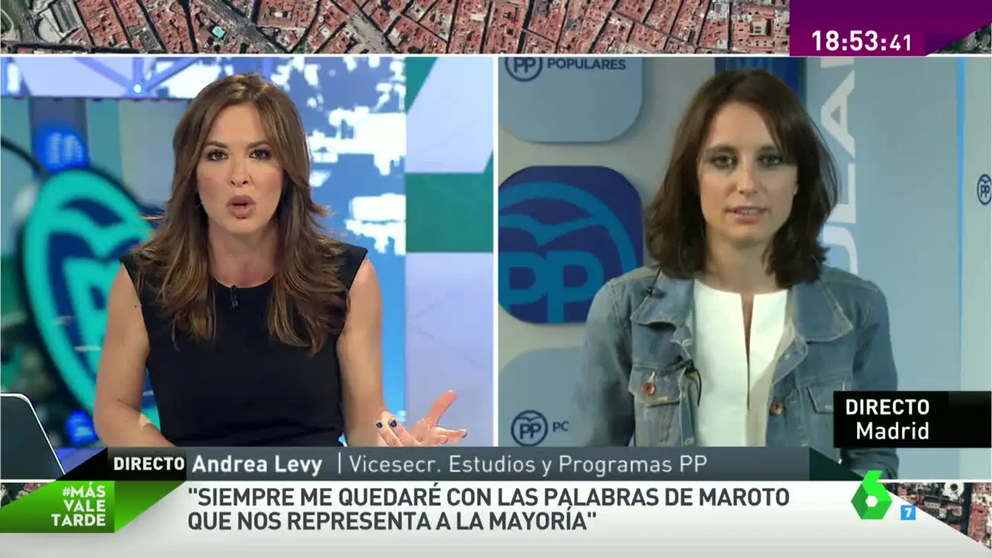 Entrevista a Andrea Levy en 'Mas vale tarde' Entrevista a Andrea Levy en 'Mas vale tarde'