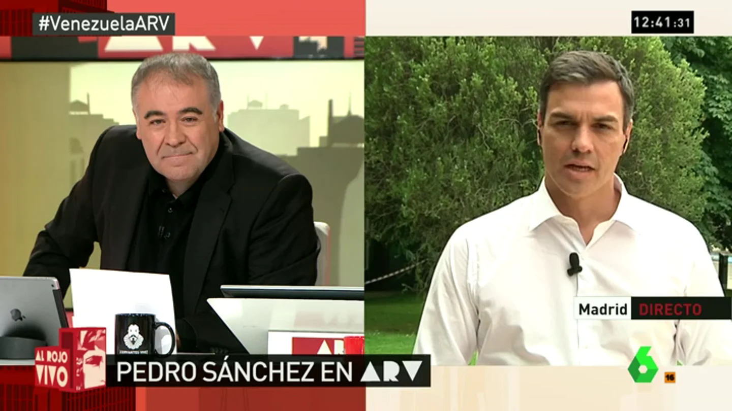 Pedro Sánchez en ARV Pedro Sánchez en ARV