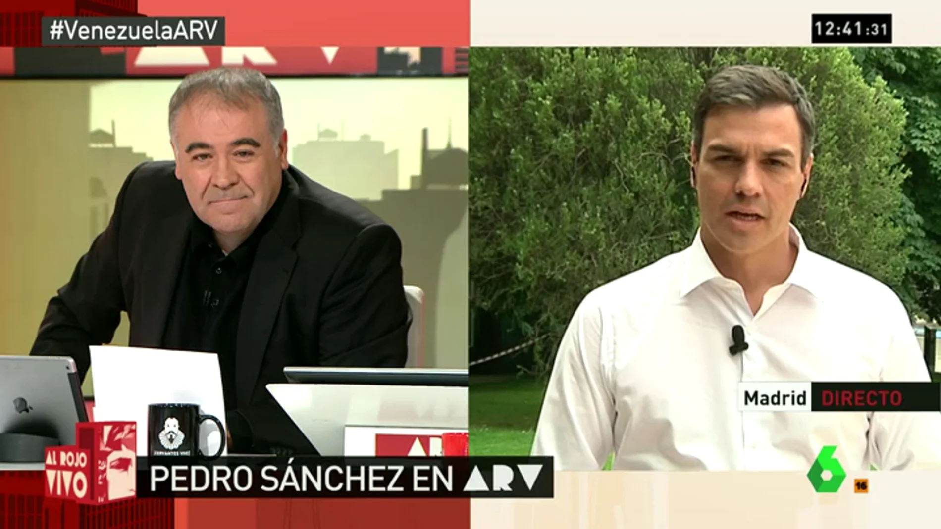 Pedro Sánchez en ARV