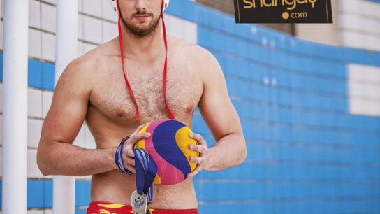 V&iacute;ctor Guti&eacute;rrez, jugador espa&ntilde;ol de Waterpolo