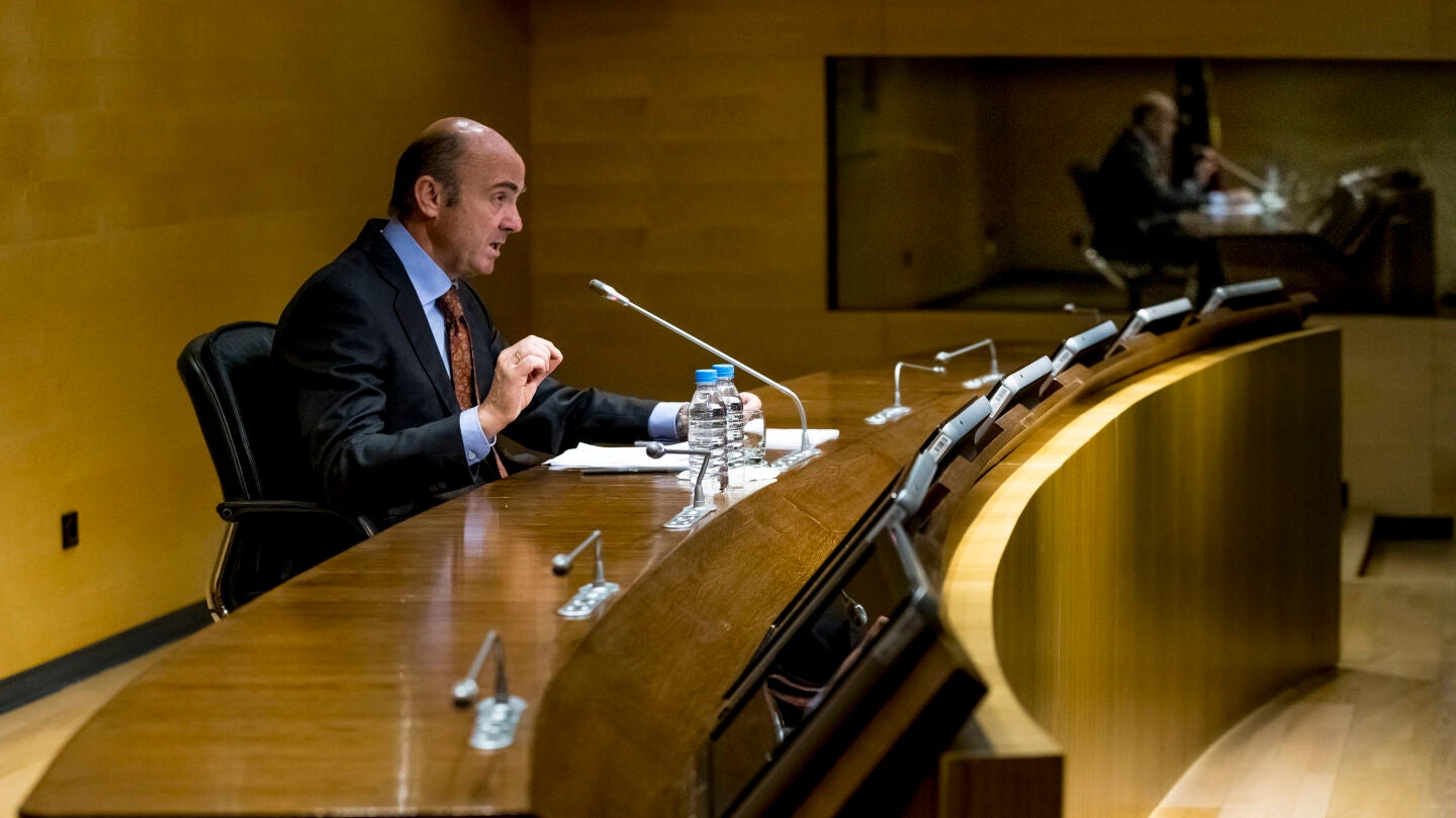 Luis de Guindos, ministro de Econom&iacute;a en funciones