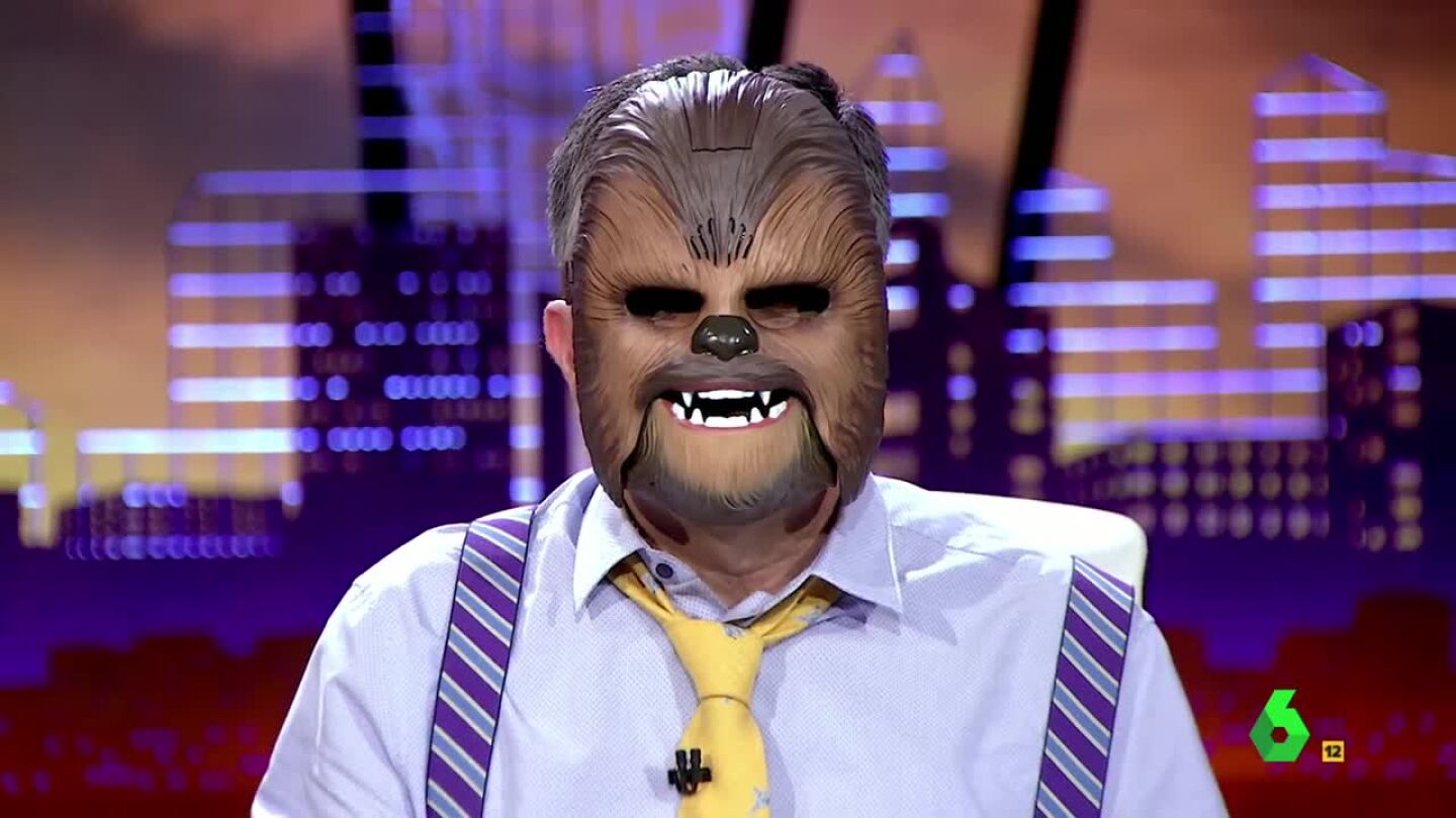 La presentaci&oacute;n de El Gran Wyoming a lo Chewbacca 