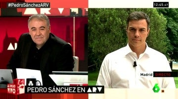 Pedro Sánchez, en ARV