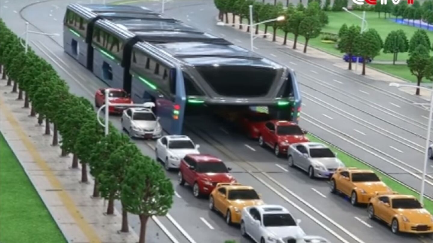 China presenta su autob&uacute;s del futuro
