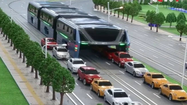 China presenta su autob&uacute;s del futuro