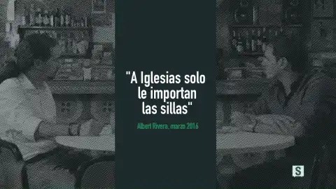 Cartón vídeo "A Iglesias solo le importan las sillas" Cartón vídeo "A Iglesias solo le importan las sillas"