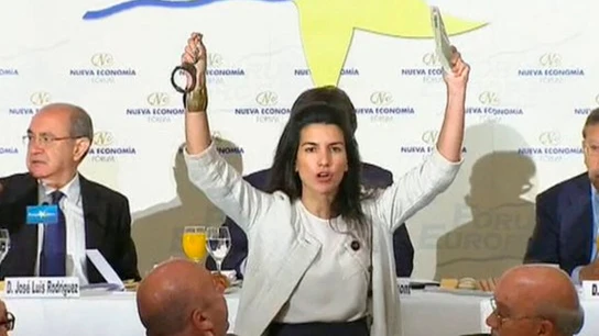 Rocío Monasterio, militante de VOX Rocío Monasterio, militante de VOX