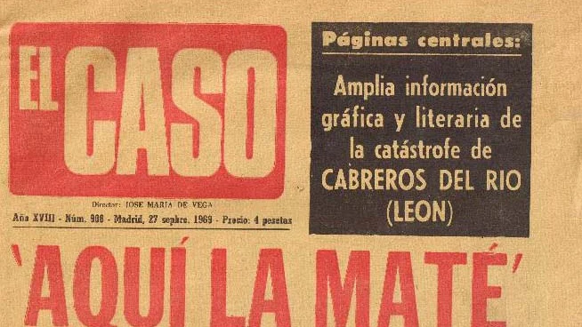 Un ejemplar del semanario 'El Caso'