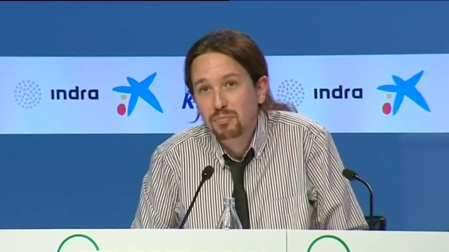 Frame 11.441665 de: Pablo Iglesias: "Si Dios es lo que dice el papa Francisco, creo bastante en sus &uacute;ltimos mensajes"
