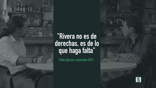 Cart&oacute;n v&iacute;deo "Rivera no es de derechas, es de lo que haga falta"
