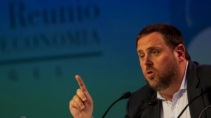 El vicepresidente y conseller de Economía de la Generalitat, Oriol Junqueras