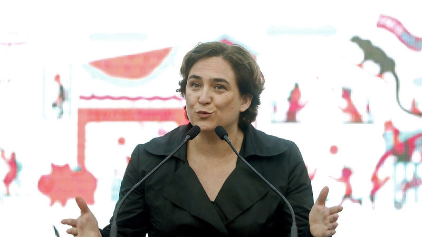 La alcaldesa de Barcelona Ada Colau