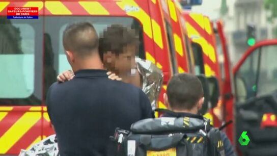 Ni&ntilde;os heridos por el rayo en Par&iacute;s