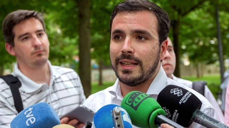 El l&iacute;der de Izquierda Unida, Alberto Garz&oacute;n