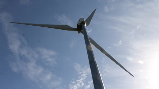 Archivo Imagen de un molino eólico