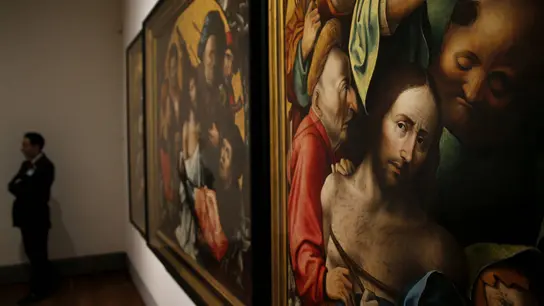 Tríptico con escenas de la Pasión de Cristo, de El Bosco Tríptico con escenas de la Pasión de Cristo, de El Bosco