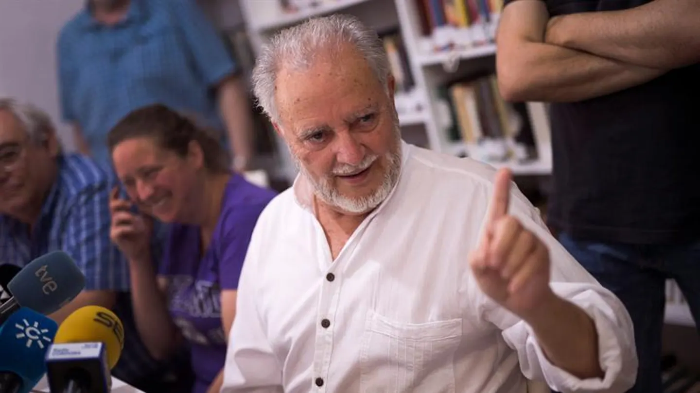 El excoordinador federal de IU Julio Anguita El excoordinador federal de IU Julio Anguita