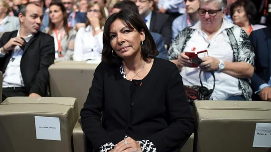 La alcaldesa de París, Anne Hidalgo La alcaldesa de París, Anne Hidalgo