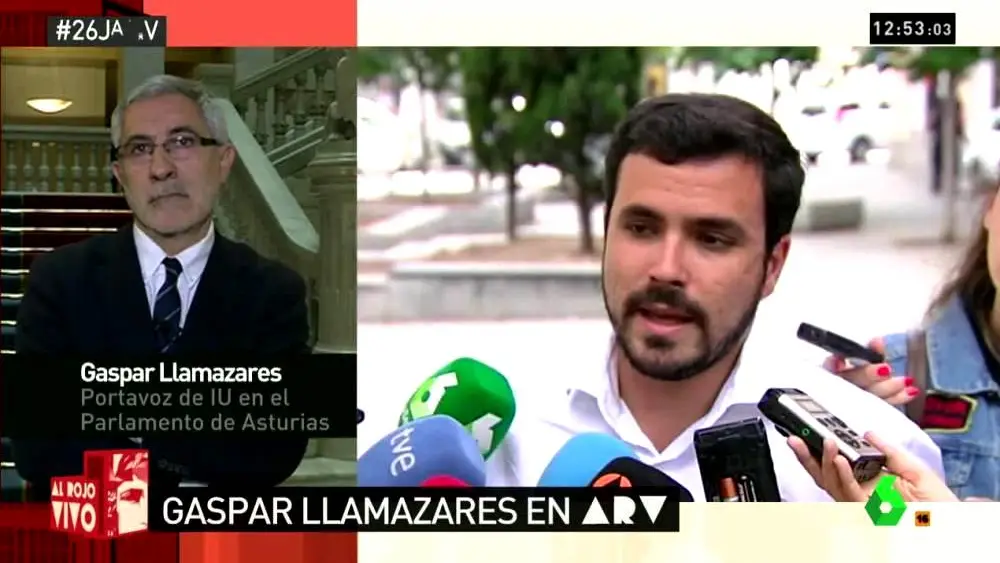 Gaspar Llamazares en ARV