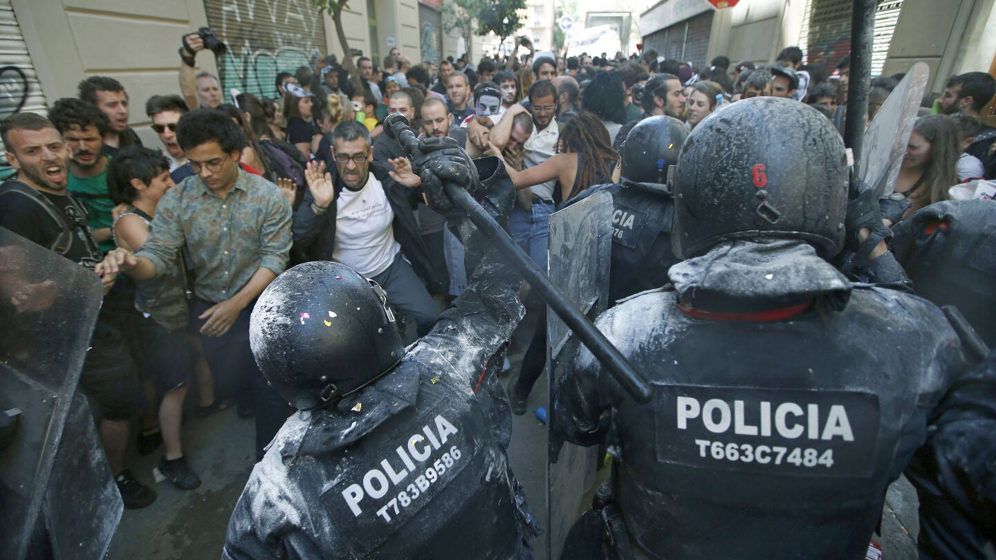 Desalojo del 'Banc Expropiat'