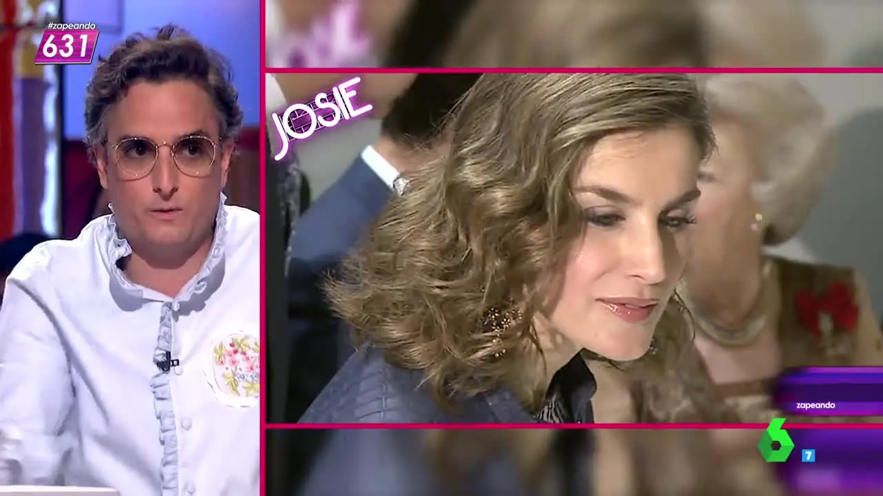 Josie analiza el pelo de la reina Letizia Josie analiza el pelo de la reina Letizia