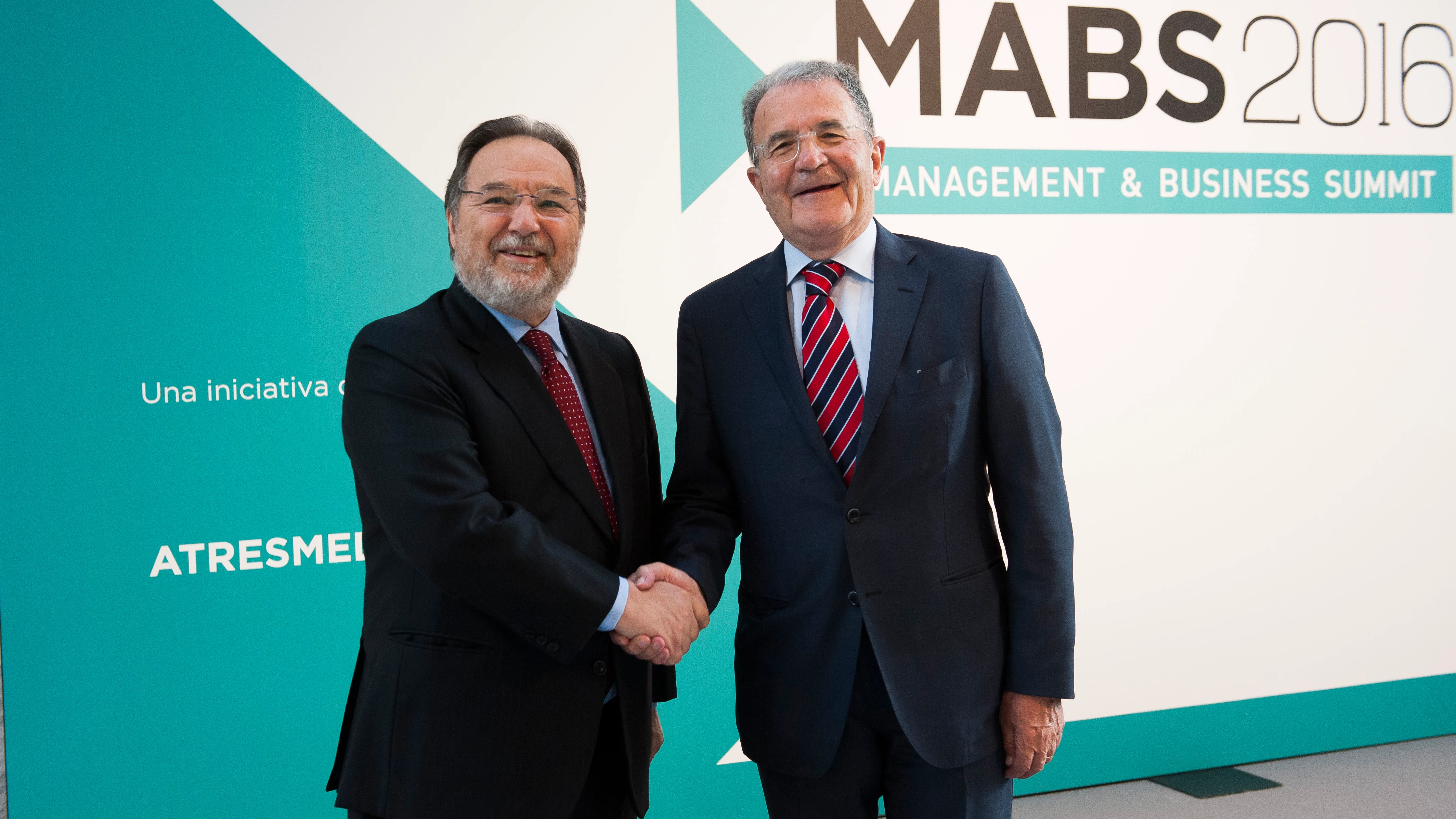 Maurizio Carlotti junto a Romano Prodi en el MABS 2016 Maurizio Carlotti junto a Romano Prodi en el MABS 2016